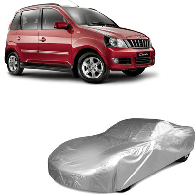 Auto Wheel Garage Car Cover For Mahindra Quanto (Without Mirror Pockets)(Silver)