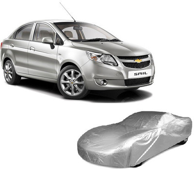 HD Eagle Car Cover For Chevrolet Sail UVA (Without Mirror Pockets)(Silver)