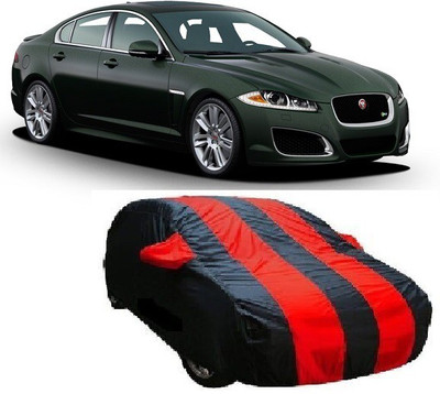 Oren Tech Car Cover For Jaguar XFR (With Mirror Pockets)(Black, Red)