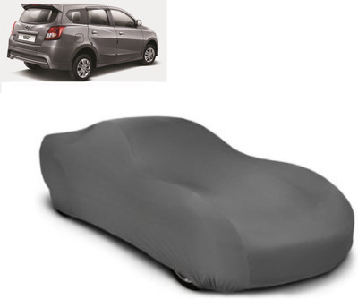 Car Bazaar Car Cover For Datsun Go+ (With Mirror Pockets)(Grey)