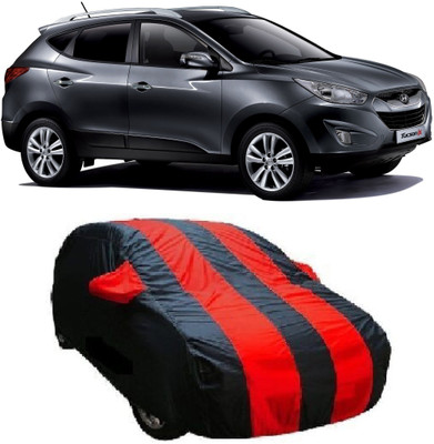 Next Zone Car Cover For Hyundai Tucson (With Mirror Pockets)(Black, Red)
