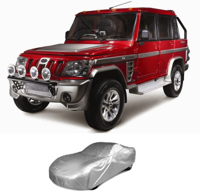 MYTECH Car Cover For Mahindra Bolero (Without Mirror Pockets)(Silver)