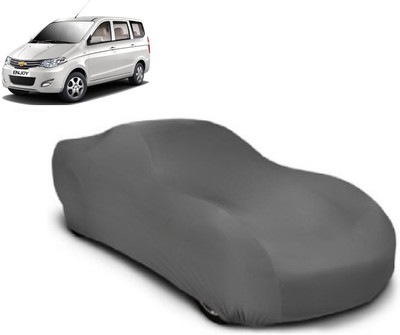 FALCON Car Cover For Chevrolet Enjoy (Without Mirror Pockets)(Grey)