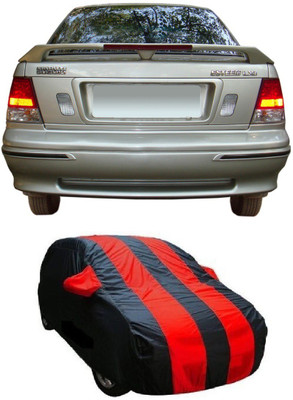 Avix Car Cover For Maruti Suzuki Esteem (Without Mirror Pockets)(Red, Black)