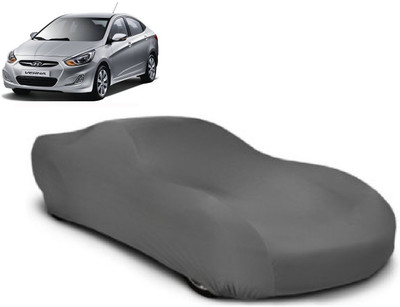 Tip Top Sales Car Cover For Hyundai Verna(Grey)