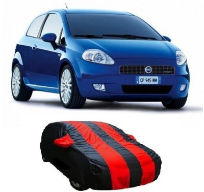 48% OFF on Iron Tech Car Cover For Fiat Grand Punto (With Mirror  Pockets)(Red, Black) on Flipkart