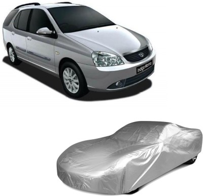 Z Tech Car Cover For Tata Indigo Marina (Without Mirror Pockets)(Grey)