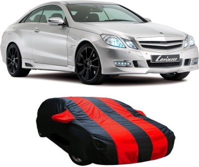 Auto Track Car Cover For Mercedes Benz E-Class (With Mirror Pockets)(Red, Black)