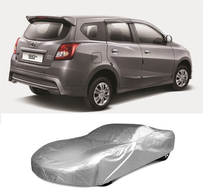Auto Track Car Cover For Datsun Go+ (Without Mirror Pockets)(Silver)
