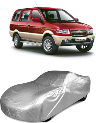 Next Zone Car Cover For Chevrolet Tavera (Without Mirror Pockets)(Silver)