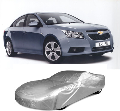 HD Eagle Car Cover For Chevrolet Cruze (With Mirror Pockets)(Silver)