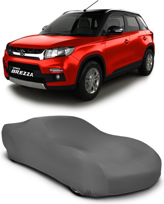 MYTECH Car Cover For Maruti Suzuki Vitara Brezza (Without Mirror Pockets)(Grey)