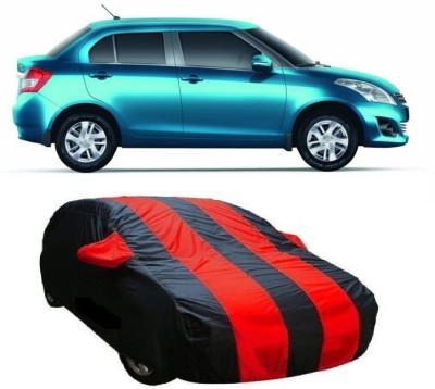 Avix Car Cover For Tata Indigo CS (Without Mirror Pockets)(Red, Black)