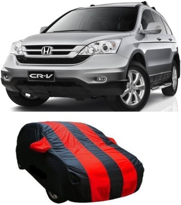 Auto Track Car Cover For Honda CR-V (With Mirror Pockets)(Red, Black)