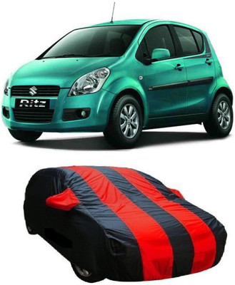 HD Eagle Car Cover For Maruti Suzuki Ritz (With Mirror Pockets)(Red, Blue)
