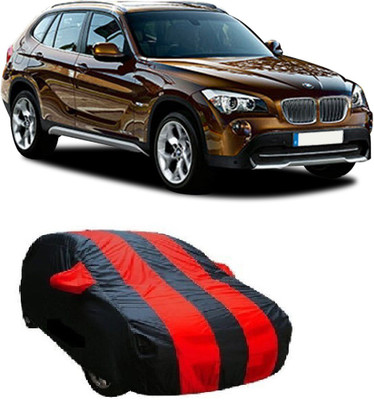 ReeTech Car Cover For BMW X1 (With Mirror Pockets)(Black, Red)