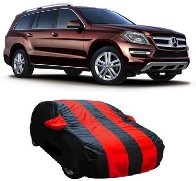 Red Silk Car Cover For Mercedes Benz GL (With Mirror Pockets)(Black, Red)