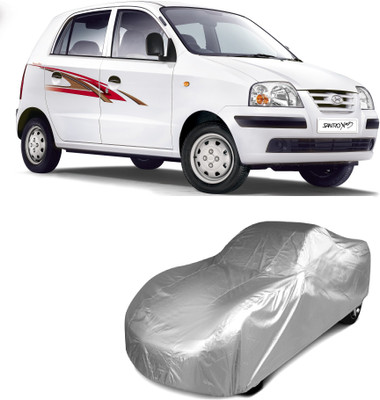 Next Zone Car Cover For Hyundai Santro (Without Mirror Pockets)(Silver)