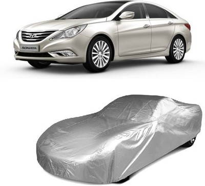 Tip Top Sales Car Cover For Hyundai Sonata Embera (Without Mirror Pockets)(Silver)