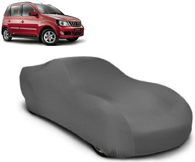 Auto Wheel Garage Car Cover For Mahindra Quanto (Without Mirror Pockets)(Grey)