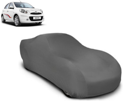 Tip Top Sales Car Cover For Nissan Micra(Grey)