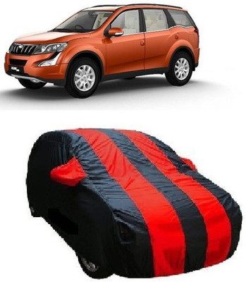 Avix Car Cover For Mahindra XUV 500 (Without Mirror Pockets)(Red, Black)