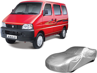 svila Car Cover For Maruti Suzuki Eeco (Without Mirror Pockets)(Silver)
