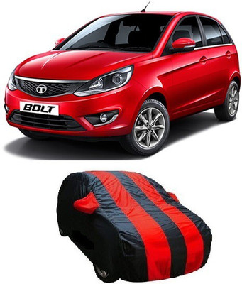 HD Eagle Car Cover For Tata Bolt (With Mirror Pockets)(Red, Black)