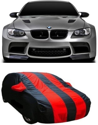 Auto Wheel Garage Car Cover For BMW M3 (With Mirror Pockets)(Red, Black)