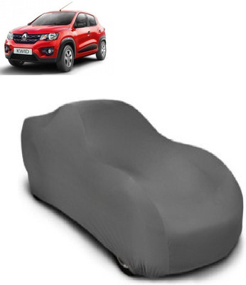 Avix Car Cover For Renault Kwid (With Mirror Pockets)(Grey)