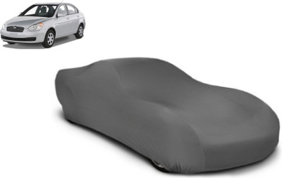 Auto Wheel Garage Car Cover For Hyundai Accent (Without Mirror Pockets)(Grey)
