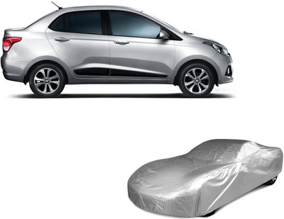 AutoKart Car Cover For Hyundai Xcent (Without Mirror Pockets)(Silver)