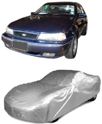 Bombax Car Cover For Daewoo Cielo (Without Mirror Pockets)(Silver)