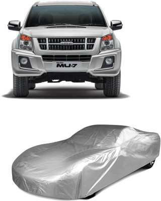 Auto Wheel Garage Car Cover For Isuzu MU-7 (Without Mirror Pockets)(Silver)