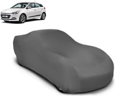 MYTECH Car Cover For Hyundai Elite i20 (Without Mirror Pockets)(Grey)