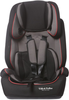 

Tiffy & Toffee Convertible Car Seat Rearward-Forward Facing/Booster Car Seat(Grey, Black), Black;grey