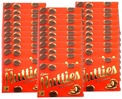 

Cadbury Nutties Chocolate, 30g (Pack of 30) Brittles(Pack of 30, 900 g)