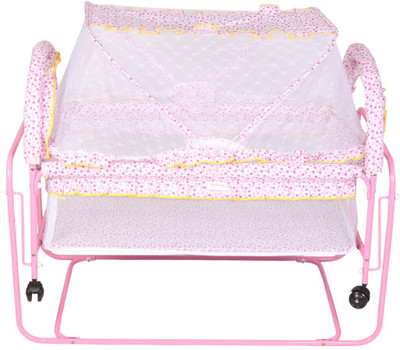

Tiffy & Toffee Happy Dream Baby Cradle Cum Cot/Bed(Pink)