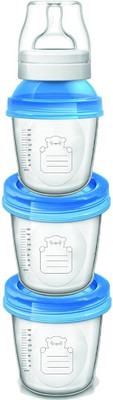 

Adore Baby Milk & Food Storage Cups - BPA free(White)