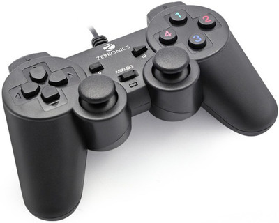 

Zebronics ZEB-V260JP Gamepad(Black, For PC)