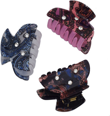 

Fashion Air Women's 3 pc Hair Clature Set Hair Claw(Multicolor)