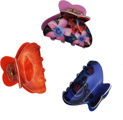 

Fashion Air Women's 3 pc Hair Clature Set Hair Claw(Multicolor)