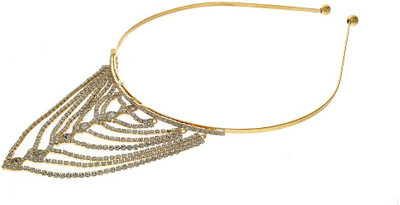 Anuradha Art Jewellery Hair Band Hair Band(Gold)