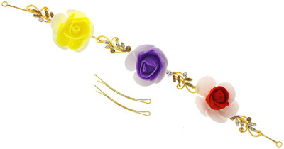 

Anuradha Art Jewellery Hair Chain Hair Chain(Multicolor)