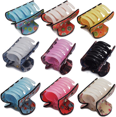 

Fashion Air Women's 9 pc Hair Clature Combo set Hair Claw(Multicolor)
