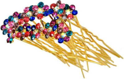 

P17 collection Premium quality Designer colorful Hair pin(12 Pcs ) Hair Pin Hair Pin(Multicolor)