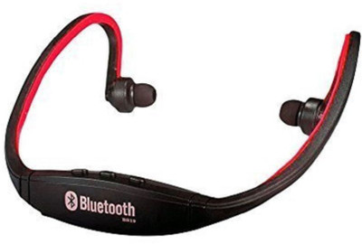 klassy BS19C On Ear Headset with Mic Bluetooth Headset with Mic(Red, In the Ear) Flipkart