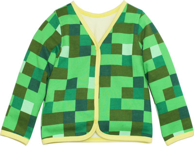 

Kadambaby Full Sleeve Checkered Baby Boys & Baby Girls Jacket, Green