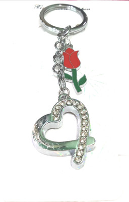 

AARTI HEART AND ROSE Key Chain