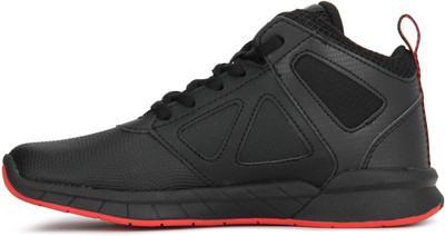 

REEBOK Boys Lace Basketball Shoes(Black, Black/primal red